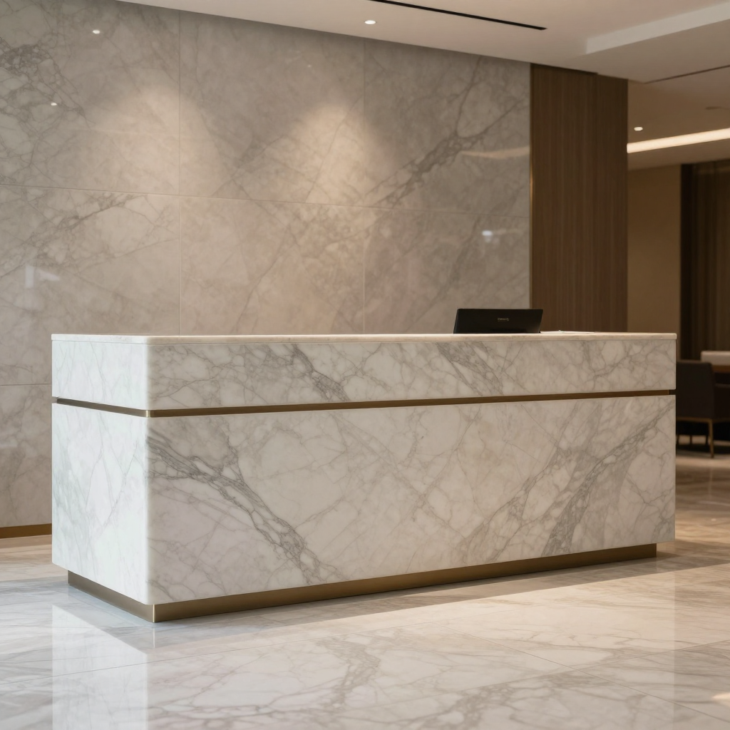Polished stone finish — application example 2