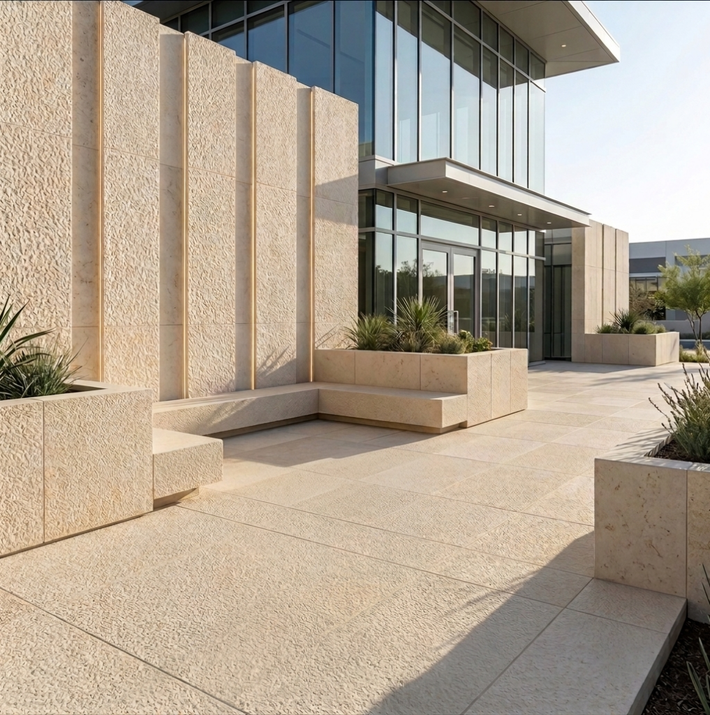 Bush Hammered surface finish