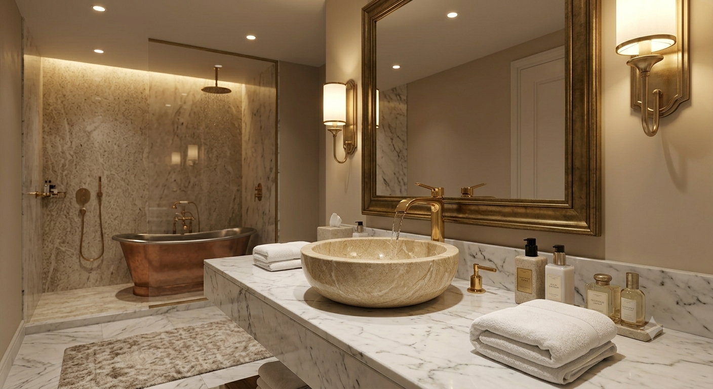 Custom Stone Basin & Luxury Marble Washbasin Fabrications