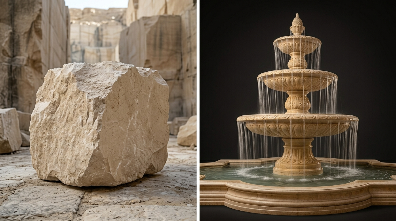 Premium Outdoor Stone Fountain & Luxury Marble Fountain Engineering