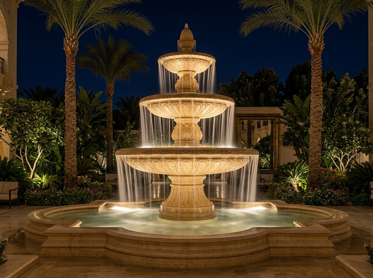 Premium Outdoor Stone Fountain & Luxury Marble Fountain Engineering