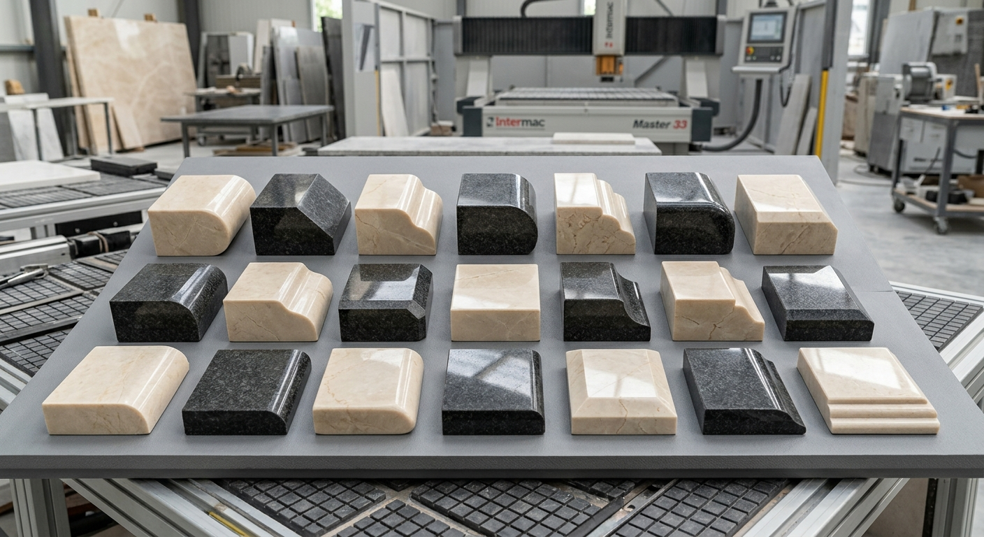 Architectural Edge Profiles for Premium Stone Majestic Stones Egypt